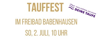 Tauffest im Freibad Babenhausen